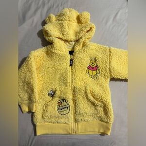 Disney Yellow Winnie the Pooh Fleece Hoodie
